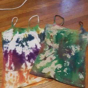 2 Tie Dye Tank Tops